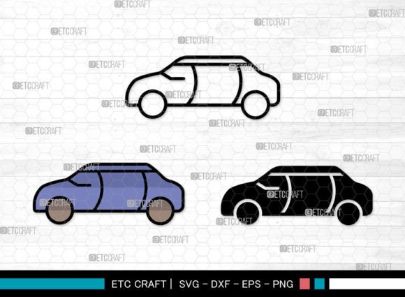 Download Car Icons Color, Classic Car Svg, Cars - Premium Bundle