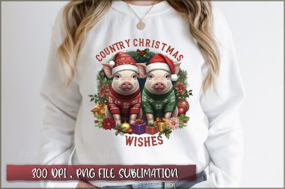 Download Country Christmas Wishes Sublimation - Christmas wishes Collection