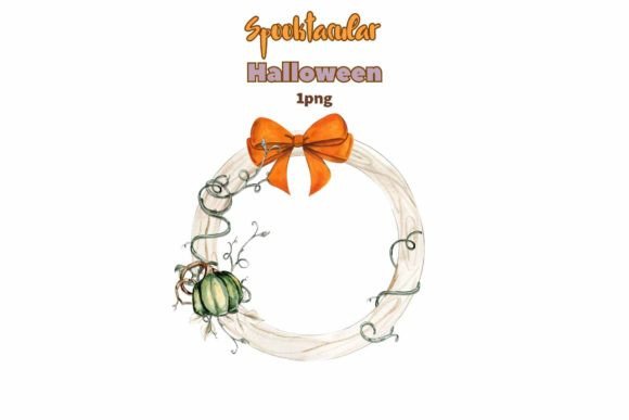 Download Fall Wreath with Oranges Hearts - Fall Collection