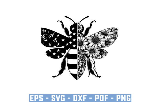 Download Gift Bee with Flowers Funny Vector Files - Vector files Collection